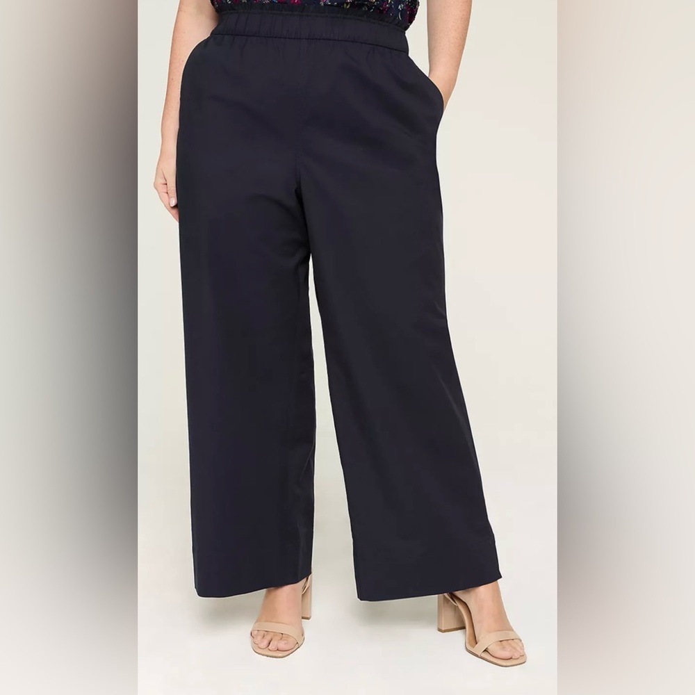 Lane Bryant Pull-On Wide Leg Soft Pants